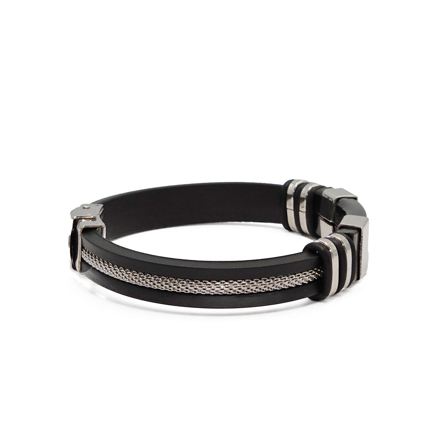 Armband Boston Edelstahl schwarz