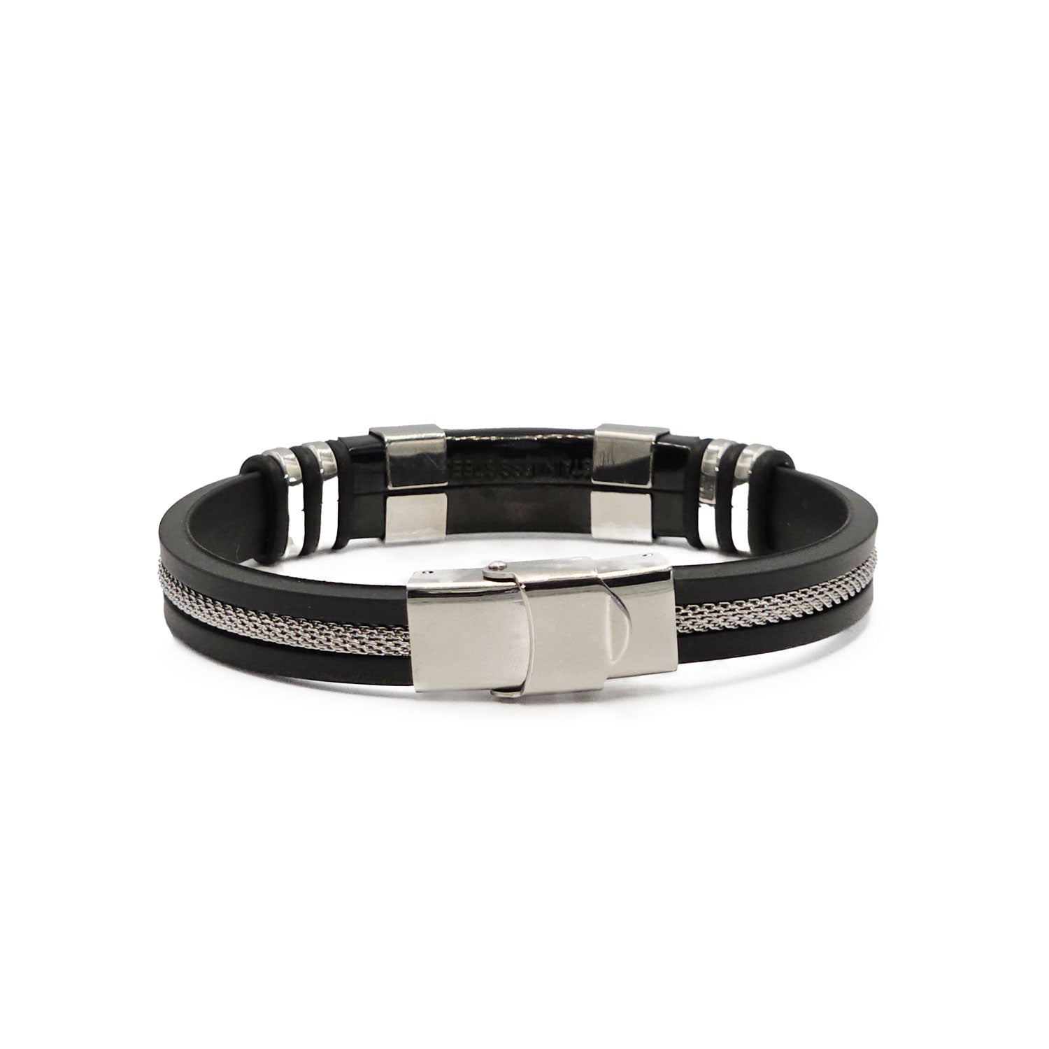 Armband Boston Edelstahl schwarz