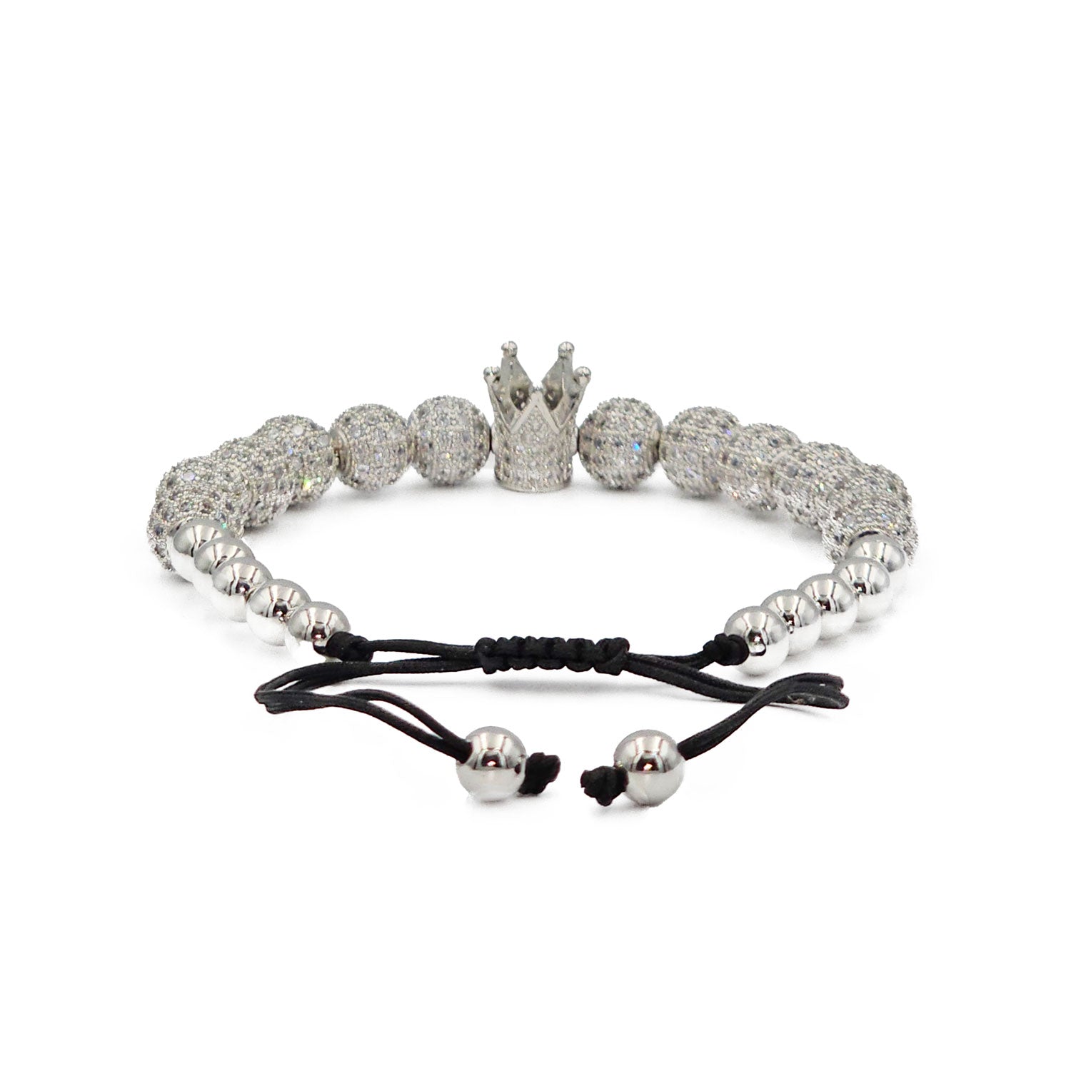 Perlenarmband Abu Dhabi Silber