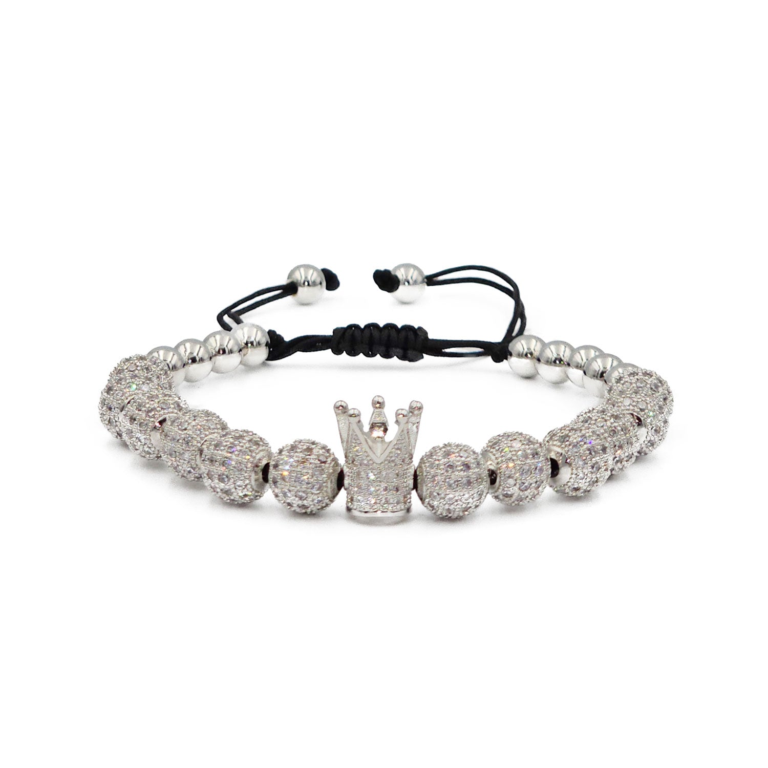 Perlenarmband Abu Dhabi Silber