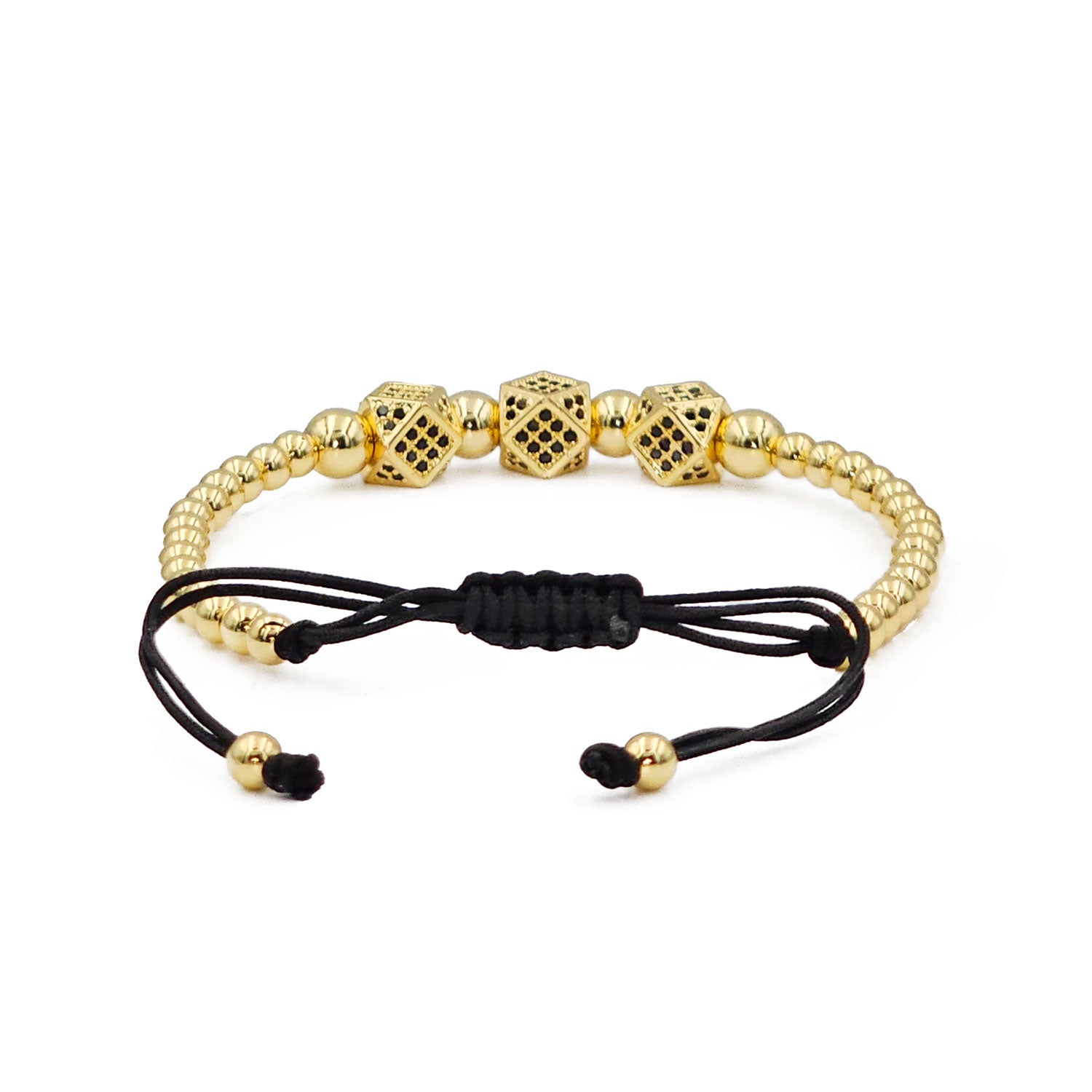 Perlenarmband Medina Gold