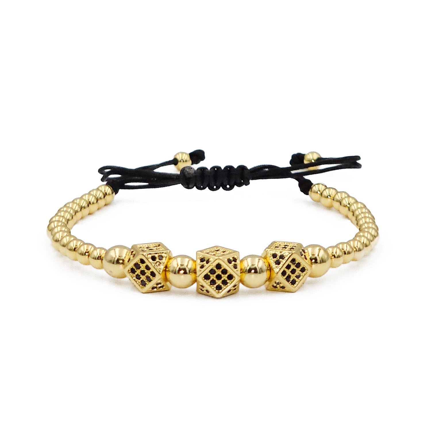 Perlenarmband Medina Gold