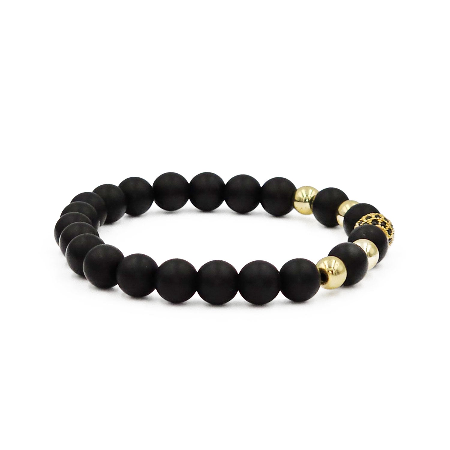 Perlen Armband Neapel Gold