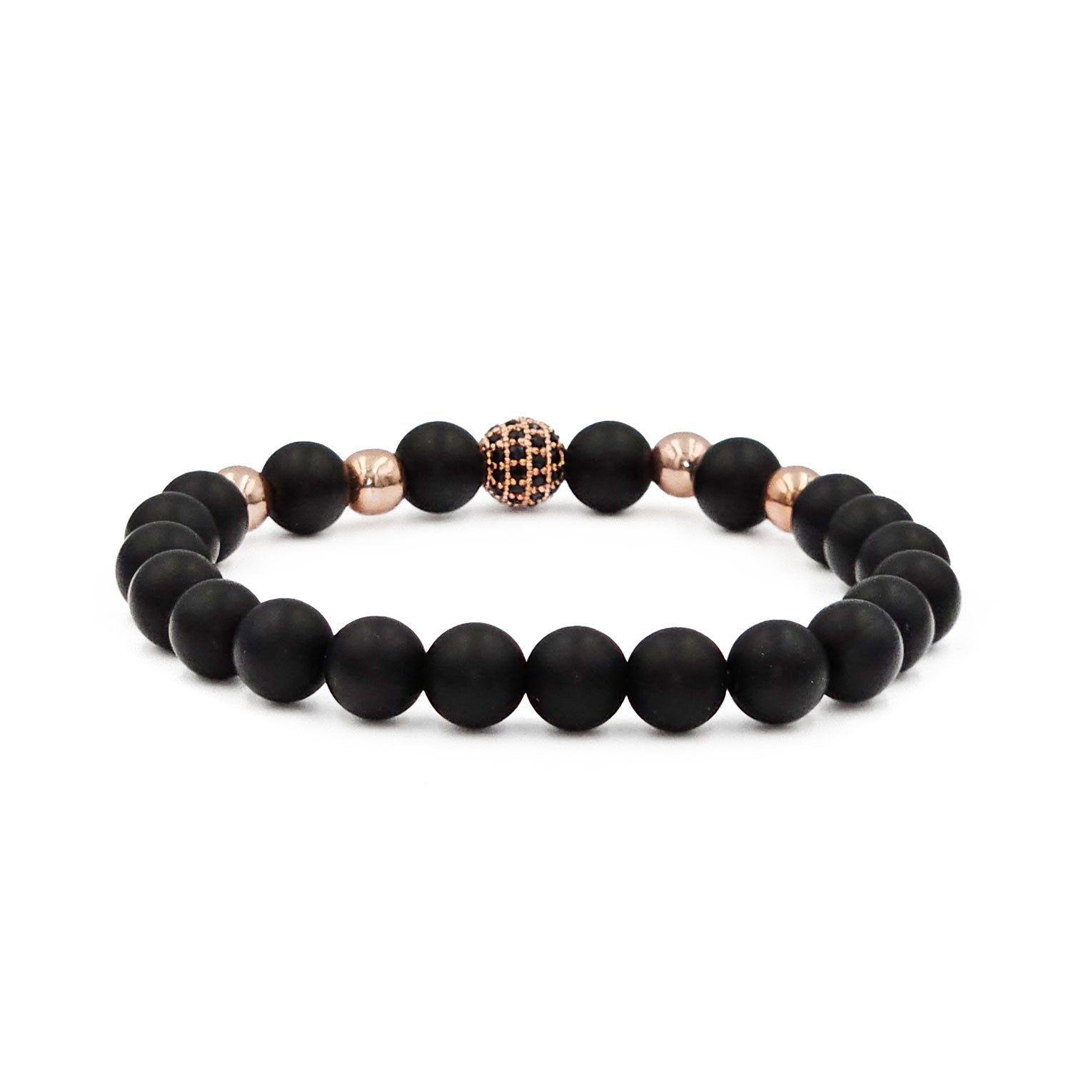 Perlen Armband Neapel Rosegold