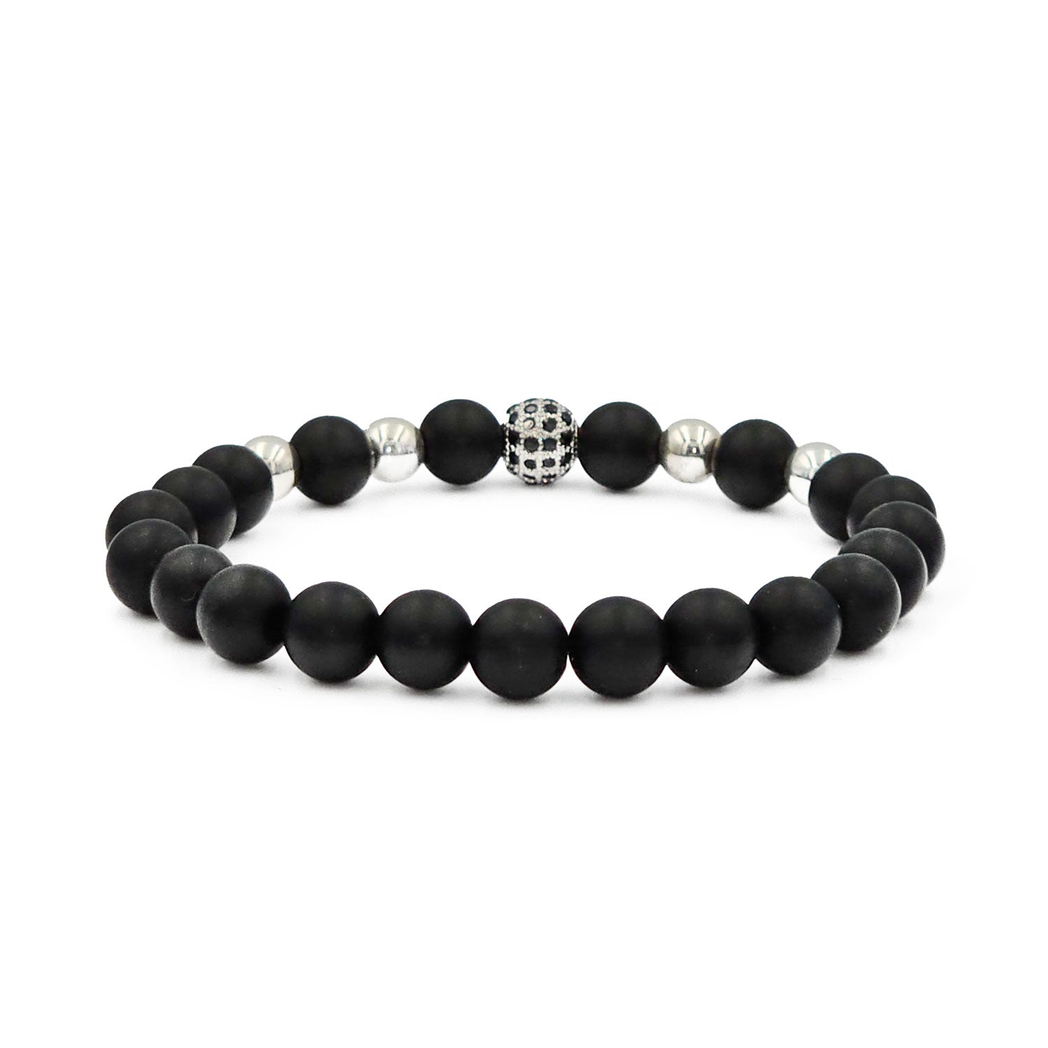 Perlen Armband Neapel Silber