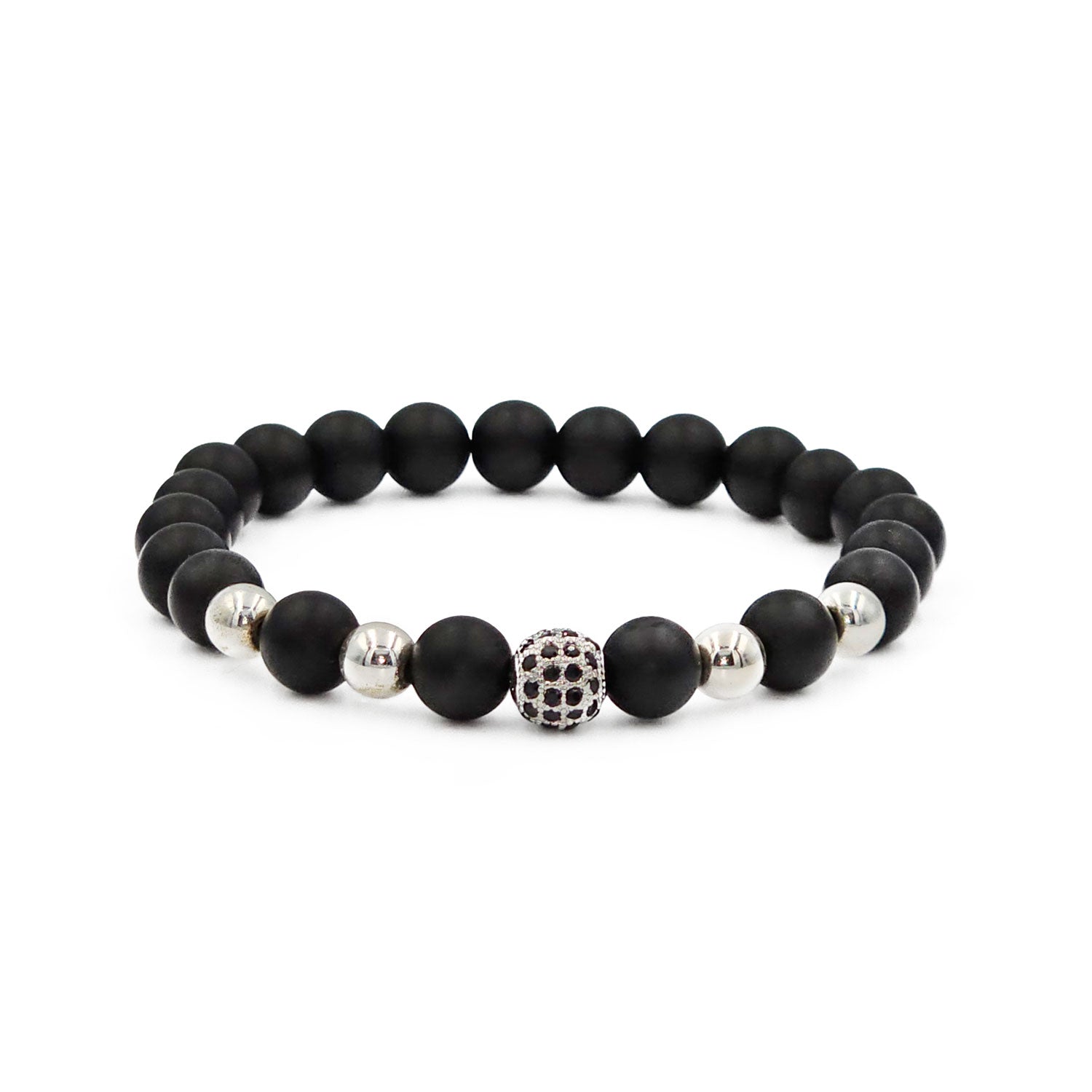 Perlen Armband Neapel Silber