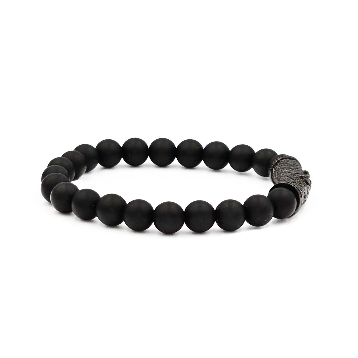 Perlen Armband Roma Schwarz
